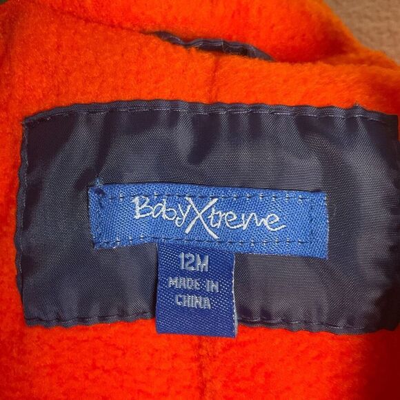 BABY XTREME Snow suit Baby Xtreme 12 months‎ One Piece Fleece Lined Excellent - Picture 5 of 6